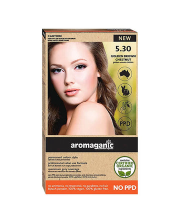 Aromaganic haircolour 5.30 Golden brown chestnut