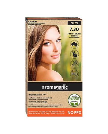 Aromaganic haircolour 7.30N Medium golden blonde
