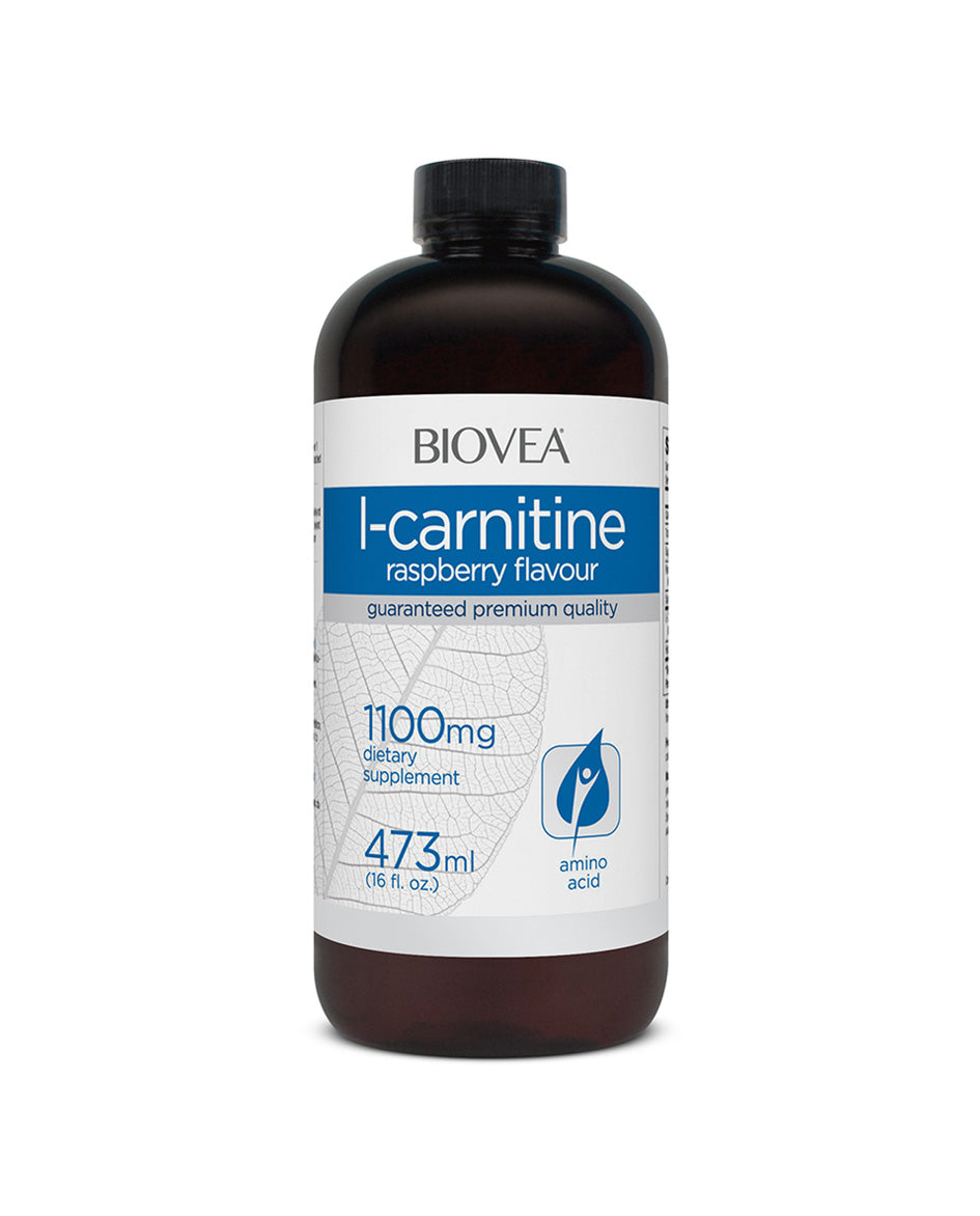 Biovea L-carnitine liquid raspberry 1100mg 473ml - Half price!