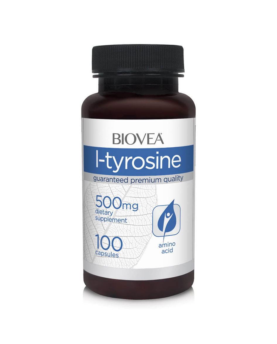 Biovea L-tyrosine 500mg 100 vegetarian capsules