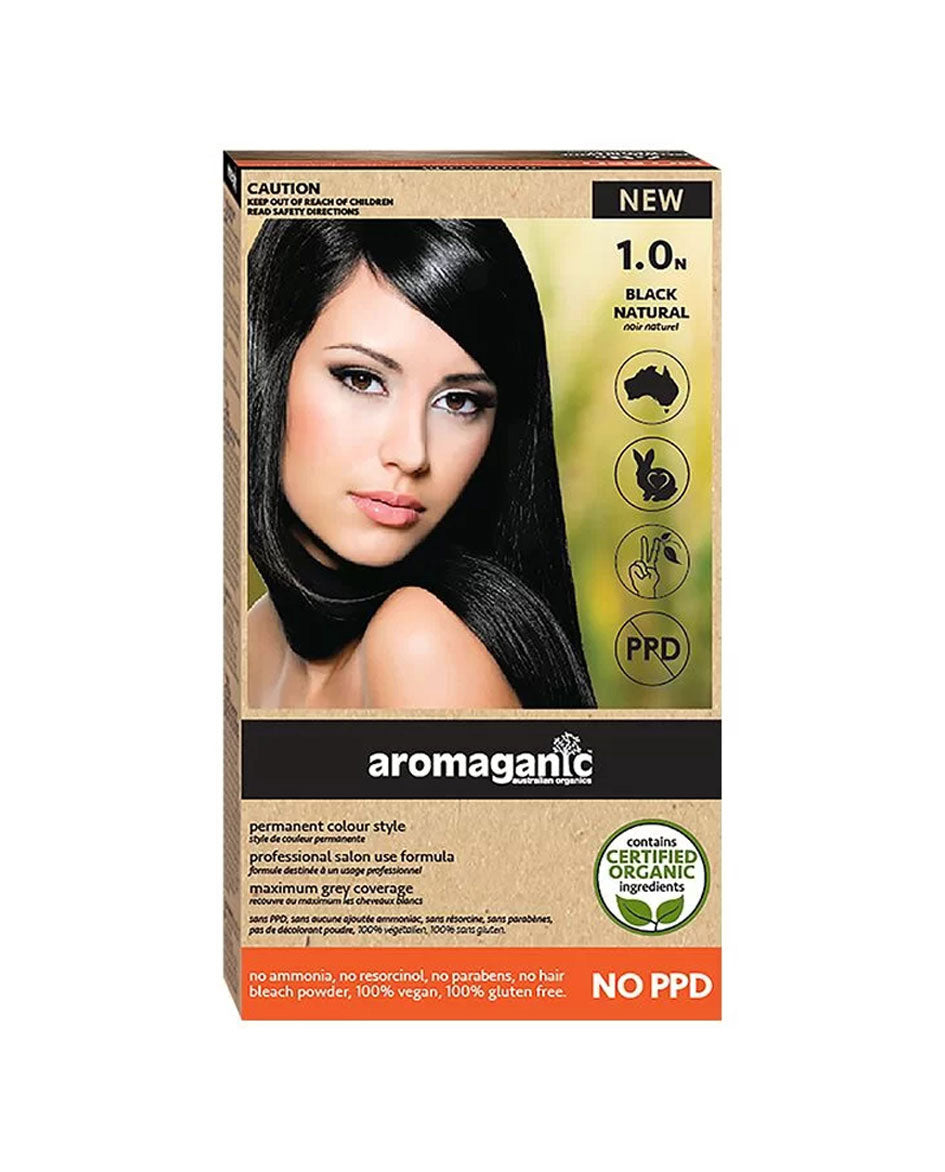 Aromaganic haircolour 1.0N Black