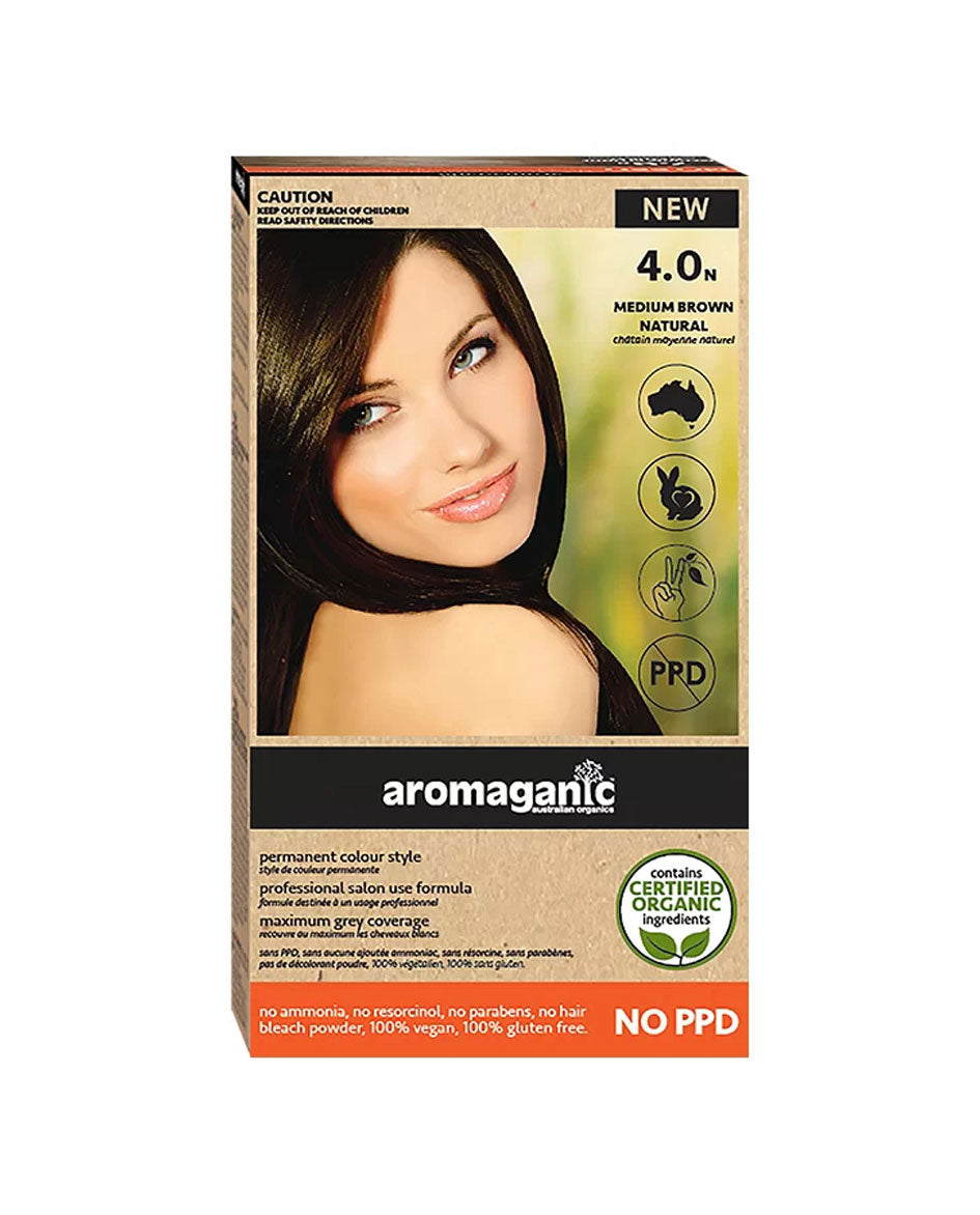 Aromaganic haircolour 4.0N Brown