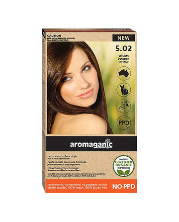 Aromaganic haircolour 5.02 Warm coffee