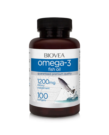 Biovea Omega-3 fish oil 1200mg 100 softgels
