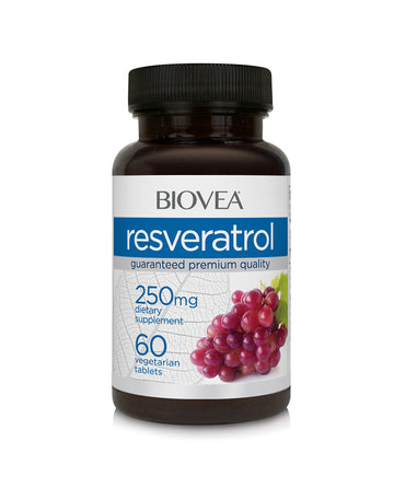 Biovea Resveratrol 250mg 60 vegetarian tablets