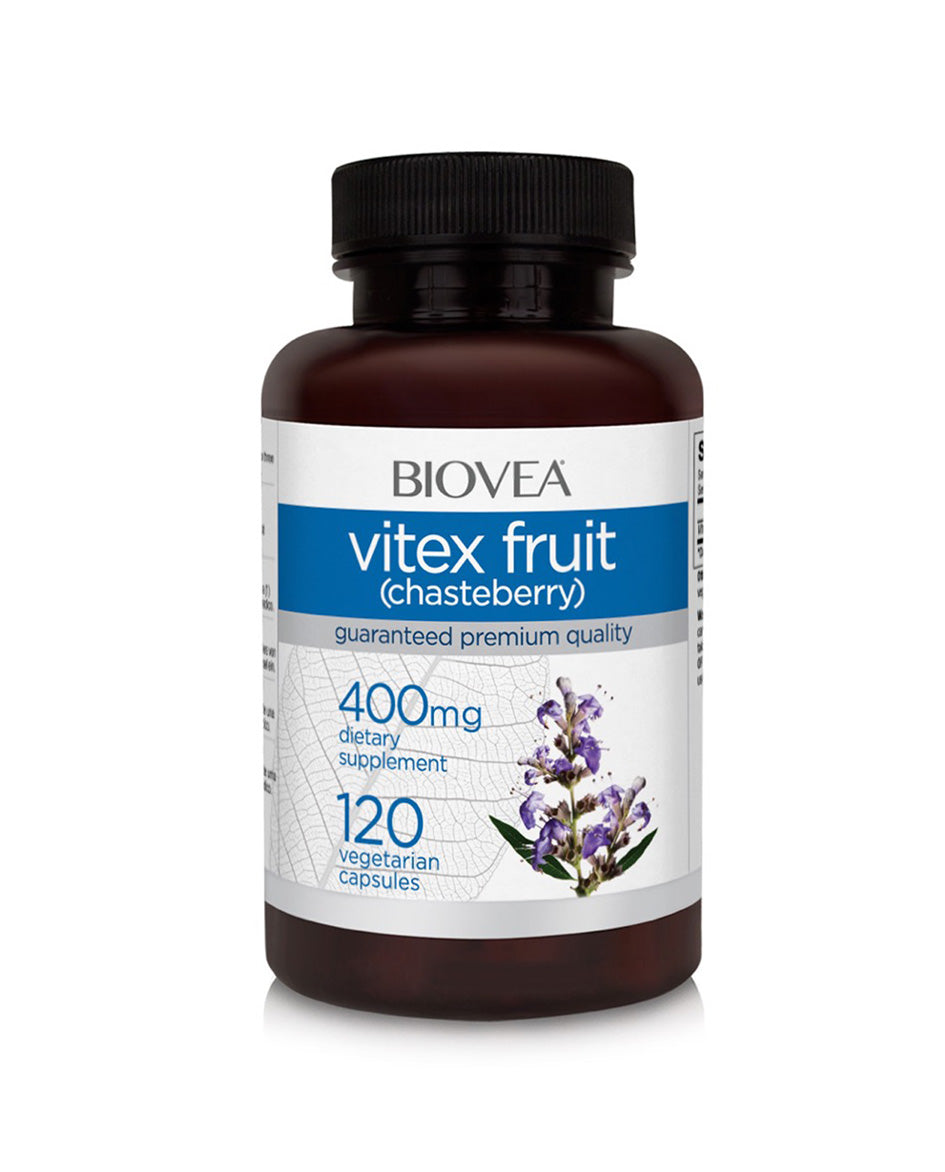 Biovea Vitex fruit chasteberry 400mg 120 vegetarian capsules