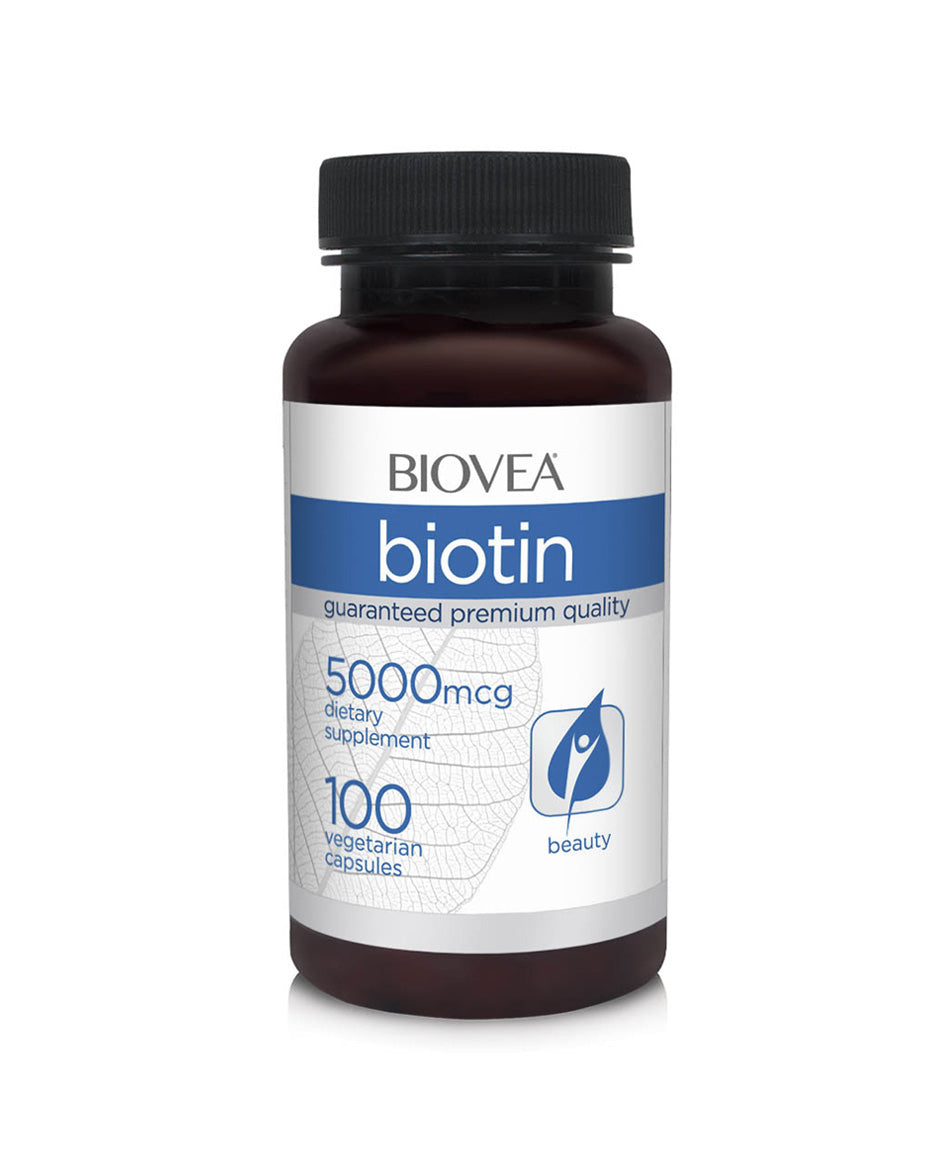 Biovea Biotin 5000mcg 100 capsules