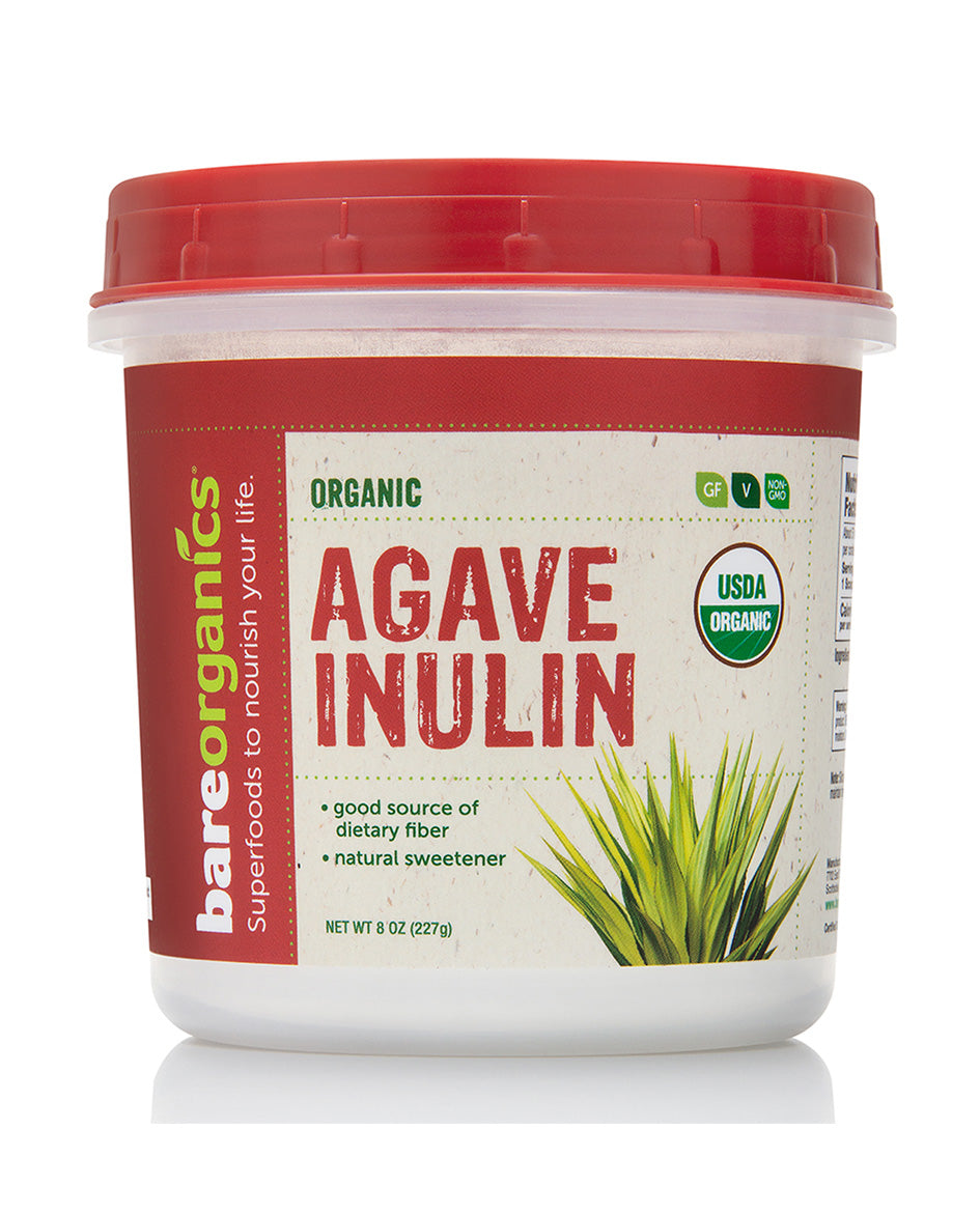 Agave Inulin Powder BareOrganics Agave inulin powder 227g