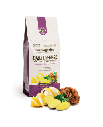 BareOrganics Coffee with superfoods Daily Defense 283g
