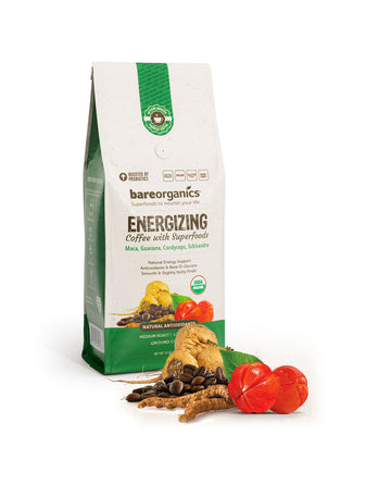 BareOrganics Coffee with superfoods Energizing 283g