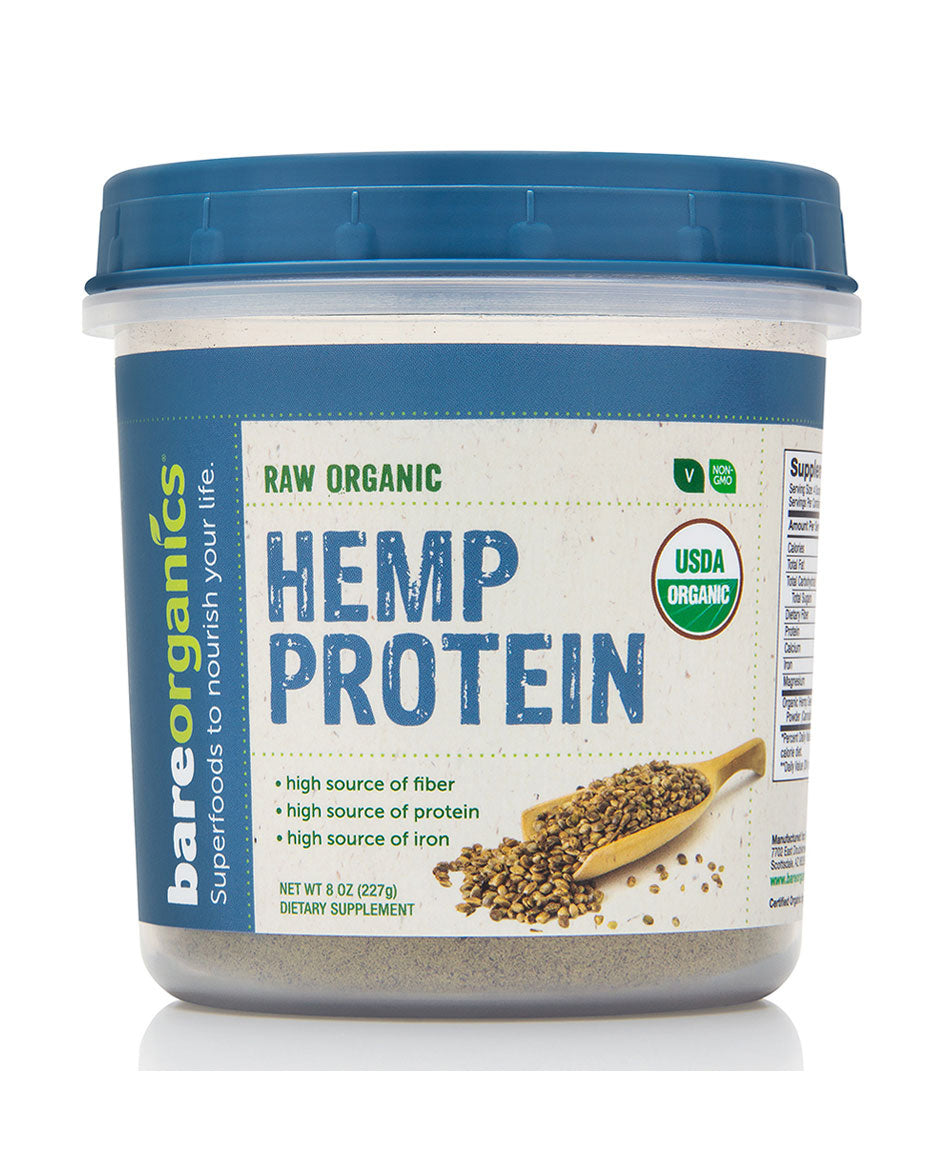 BareOrganics Hemp seed protein 227g
