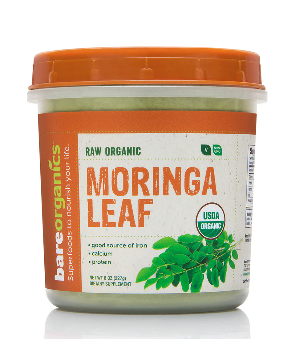 BareOrganics Moringa leaf powder 227g
