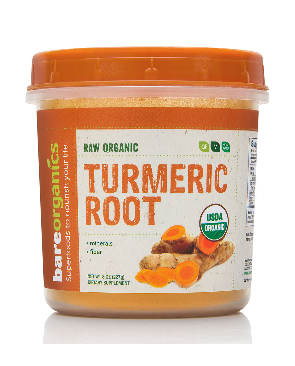 BareOrganics Turmeric root powder 227g
