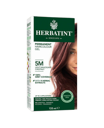 Herbatint permanent haircolor gel 5M Light Mahogany Chestnut 135ml