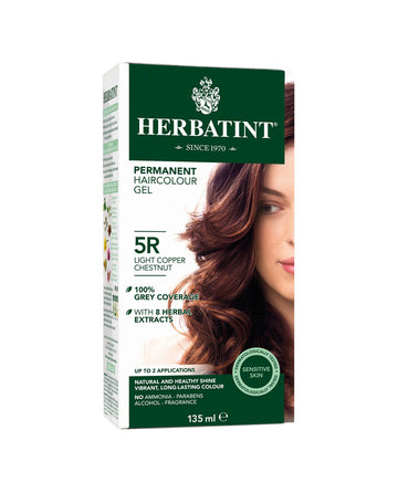 Herbatint permanent haircolor gel 5R Light Copper Chestnut 135ml