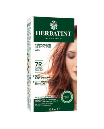 Herbatint permanent haircolor gel 7R Copper Blonde 135ml