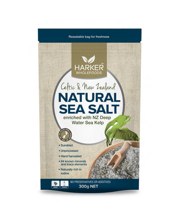Harker Herbals Celtic & NZ Sea Salt with Kelp 300g
