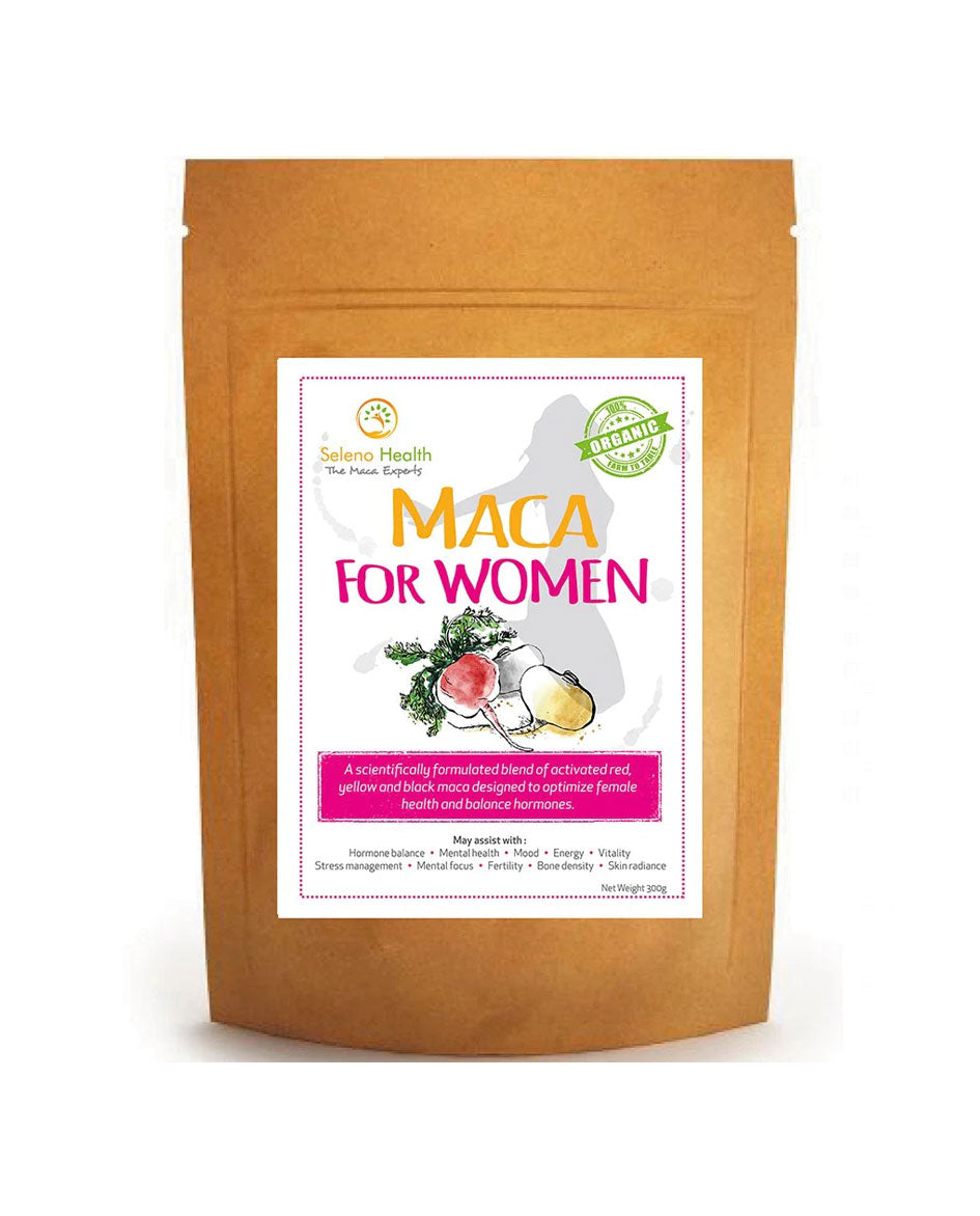 Seleno Health Maca for women - hormonal support powder 300mg