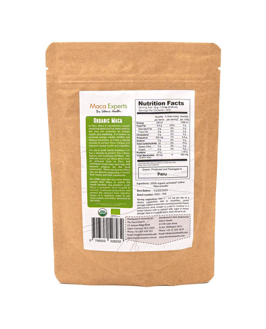 Seleno Health Maca organic powder 125g