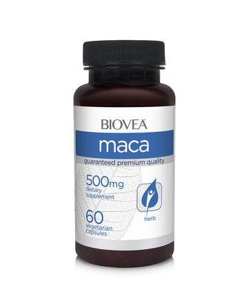 Biovea Maca organic 500mg 60 vegetarian capsules